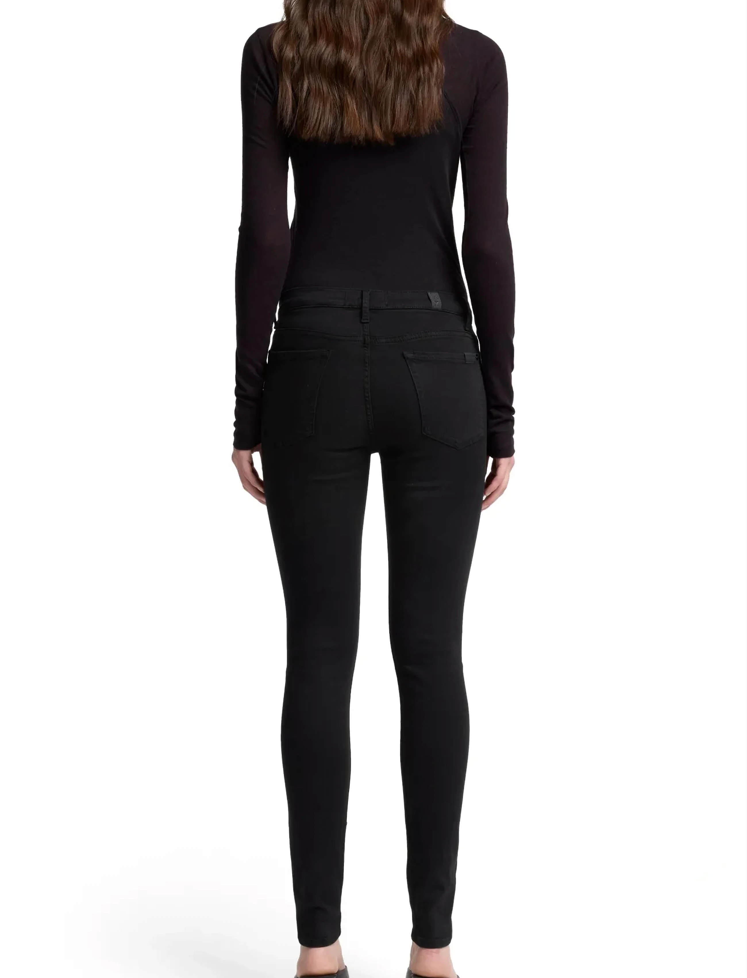 7 For All Mankind - HW SKINNY Rinsed Black - slim jeans - rinsed black - 2
