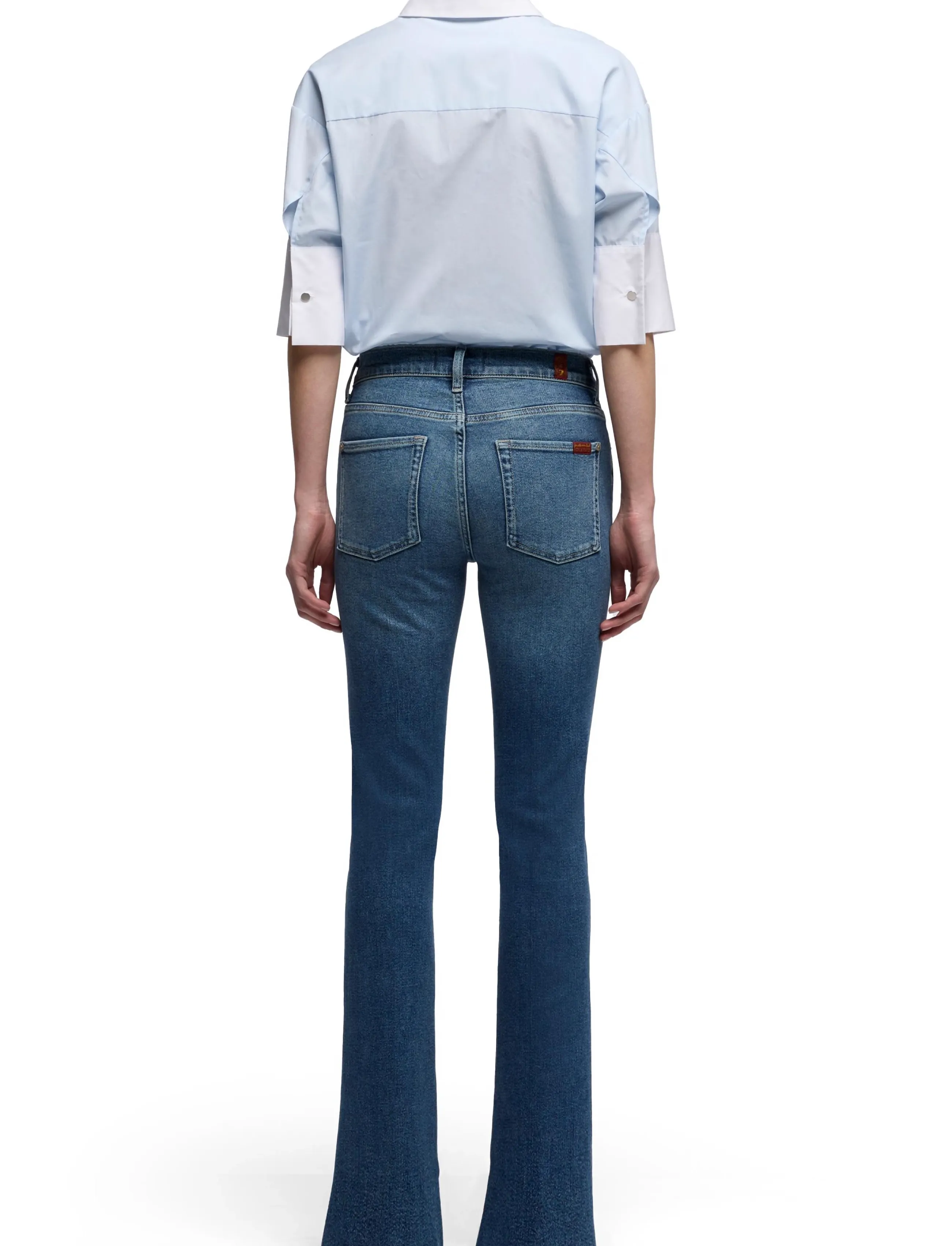 7 For All Mankind - BOOTCUT TAILORLESS Tide Break With Raw Cut - bootcut jeans - break - 3