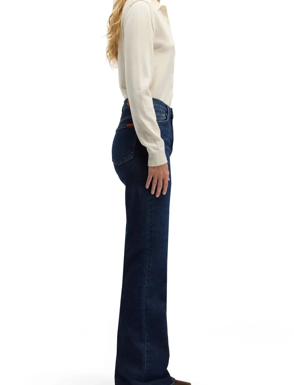 7 For All Mankind - MODERN DOJO Bluecrest - nuo kelių platėjantys džinsai - bluecrest - 3