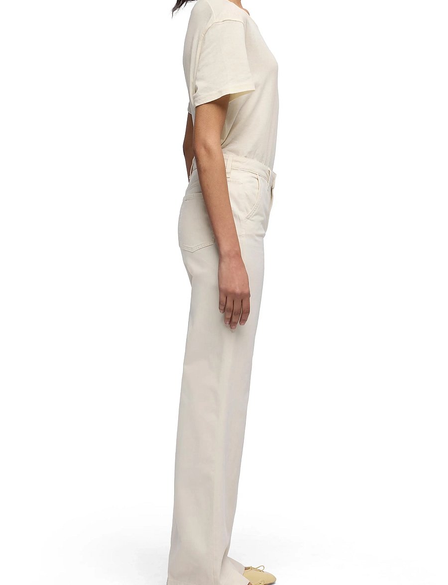 7 For All Mankind - MODERN DOJO Comfort Twill Ecru - schlaghosen - ecru - 4