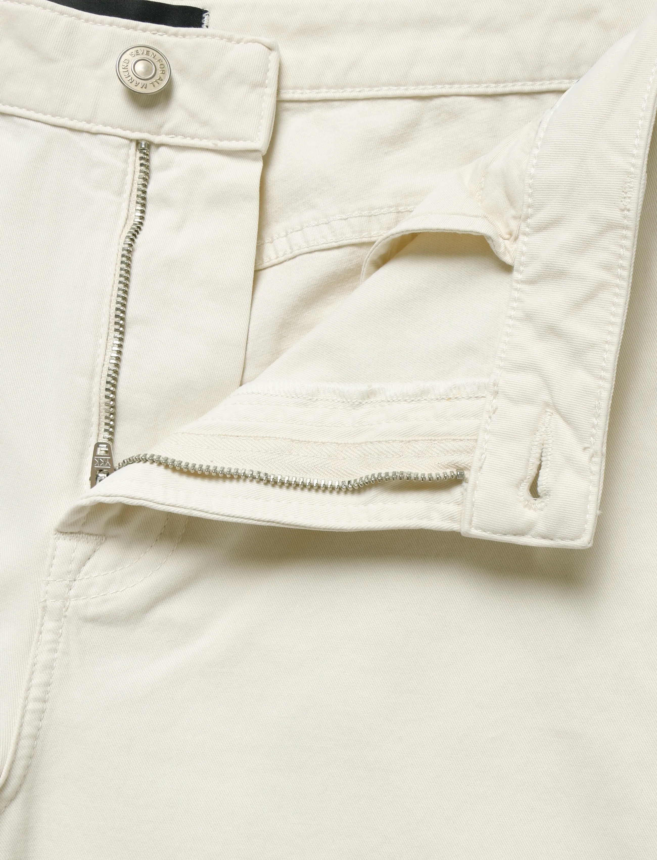 7 For All Mankind - MODERN DOJO Comfort Twill Ecru - platas bikses - ecru - 5