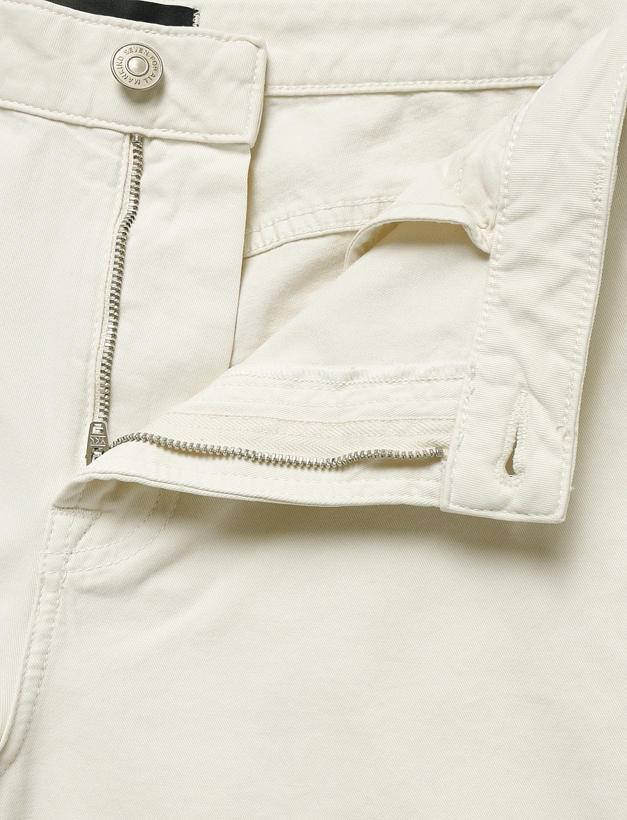 7 For All Mankind - MODERN DOJO Comfort Twill Ecru - schlaghosen - ecru - 5