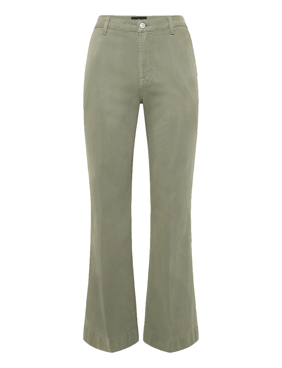 7 For All Mankind - MODERN DOJO Comfort Twill Ecru - flare bukser - military - 1