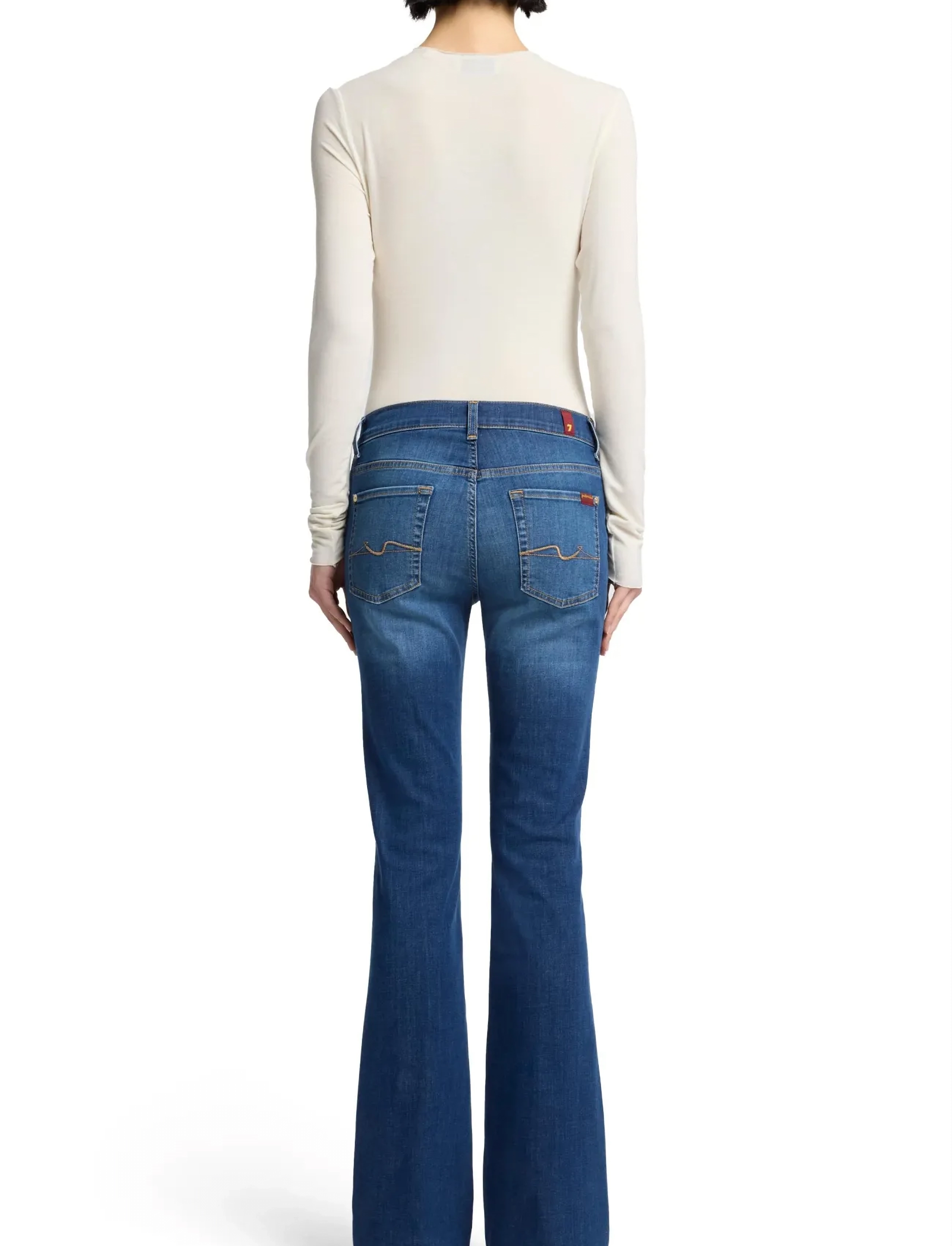 7 For All Mankind - BOOTCUT Rinsed Indigo - dżinsy typu bootcut - duchess - 2