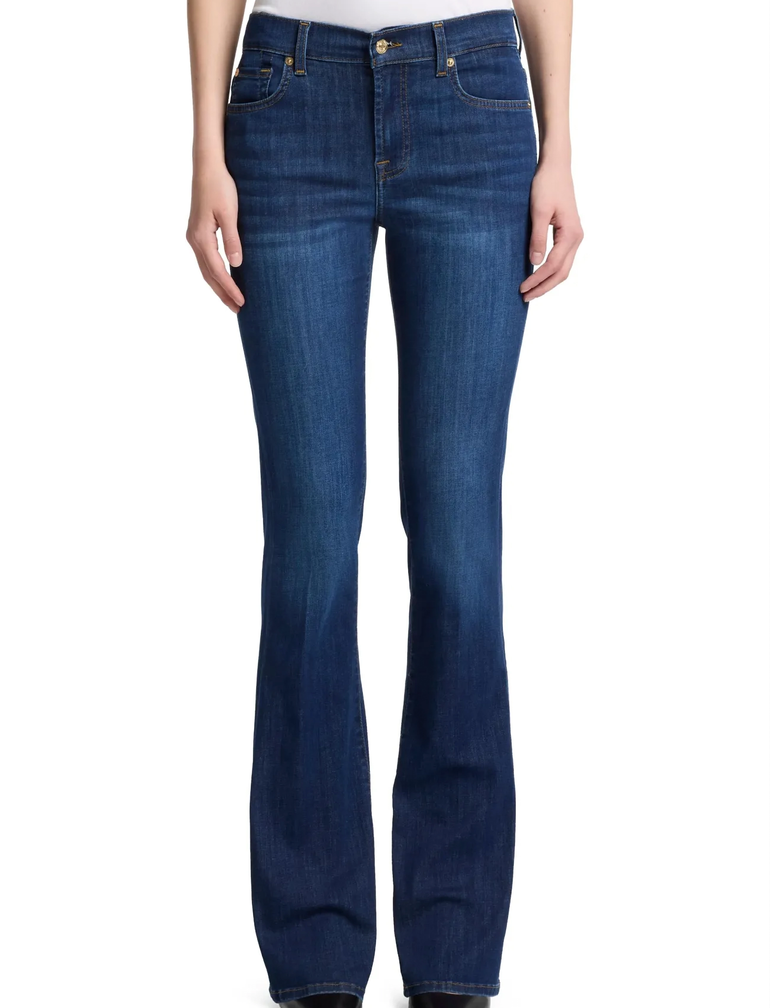 7 For All Mankind Bootcut Duchess, 28 x 34, Jeans, Blau - Boot Cut, Frauen