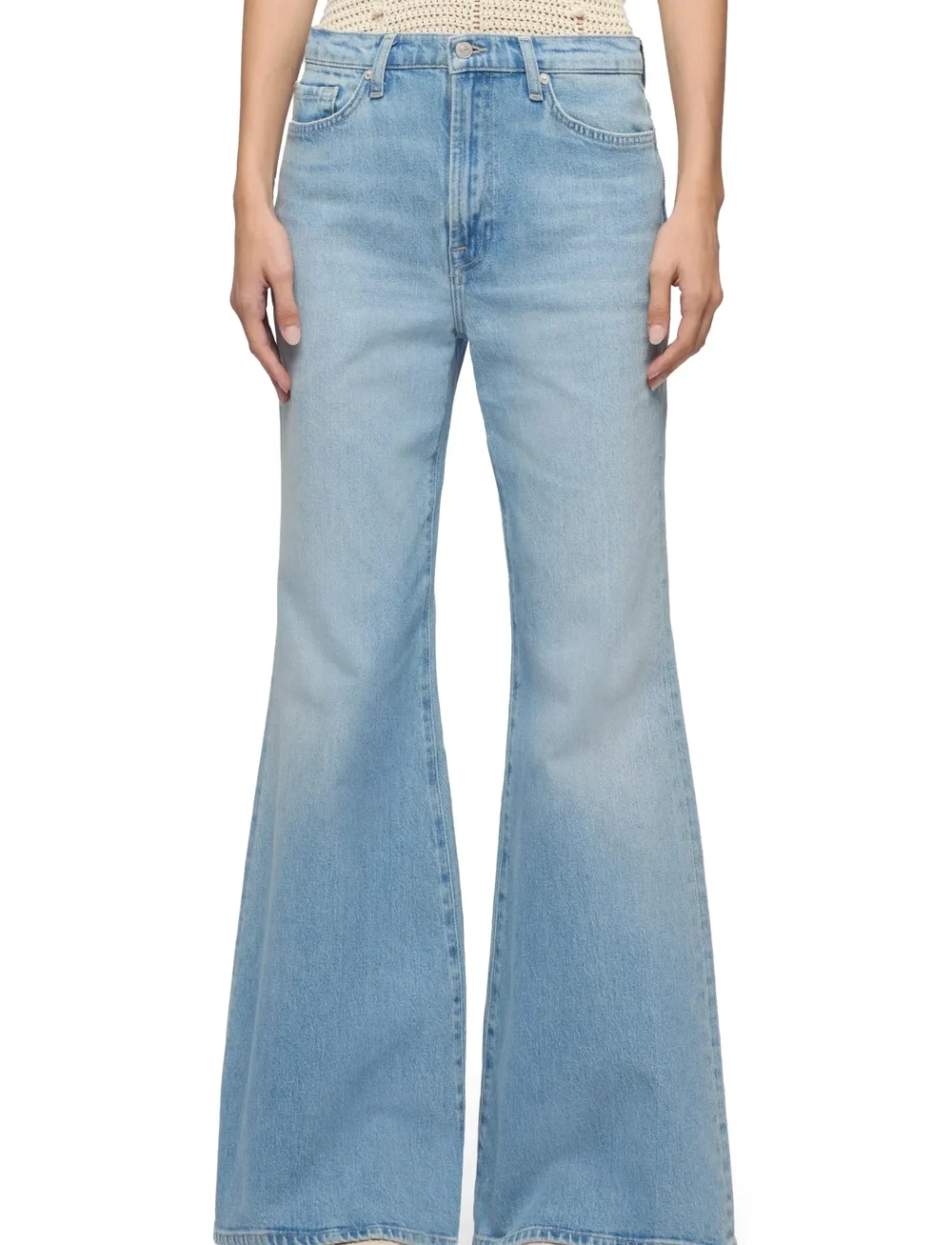 7 For All Mankind - RETRO FLARE Seabreeze - schlaghosen - seabreeze - 0