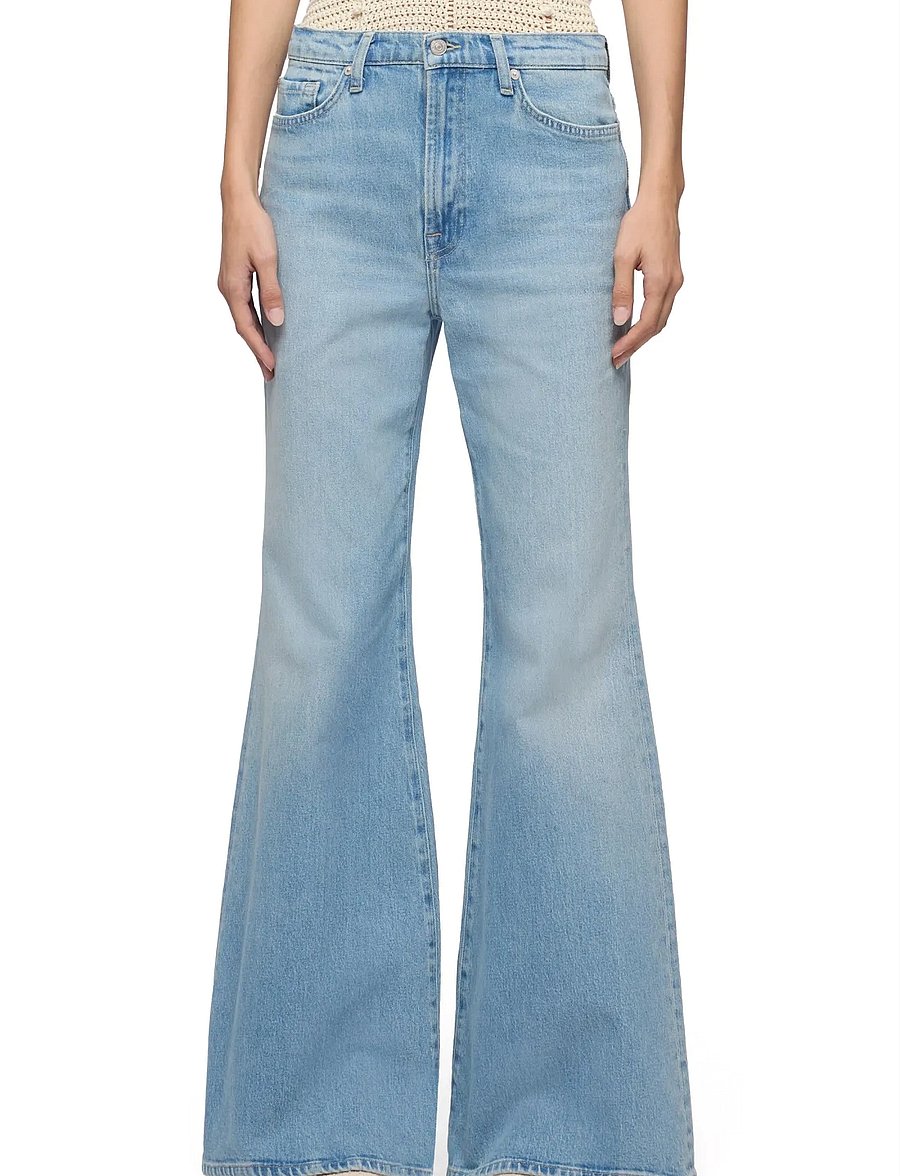 7 For All Mankind - RETRO FLARE Seabreeze - utsvängda jeans - seabreeze - 0
