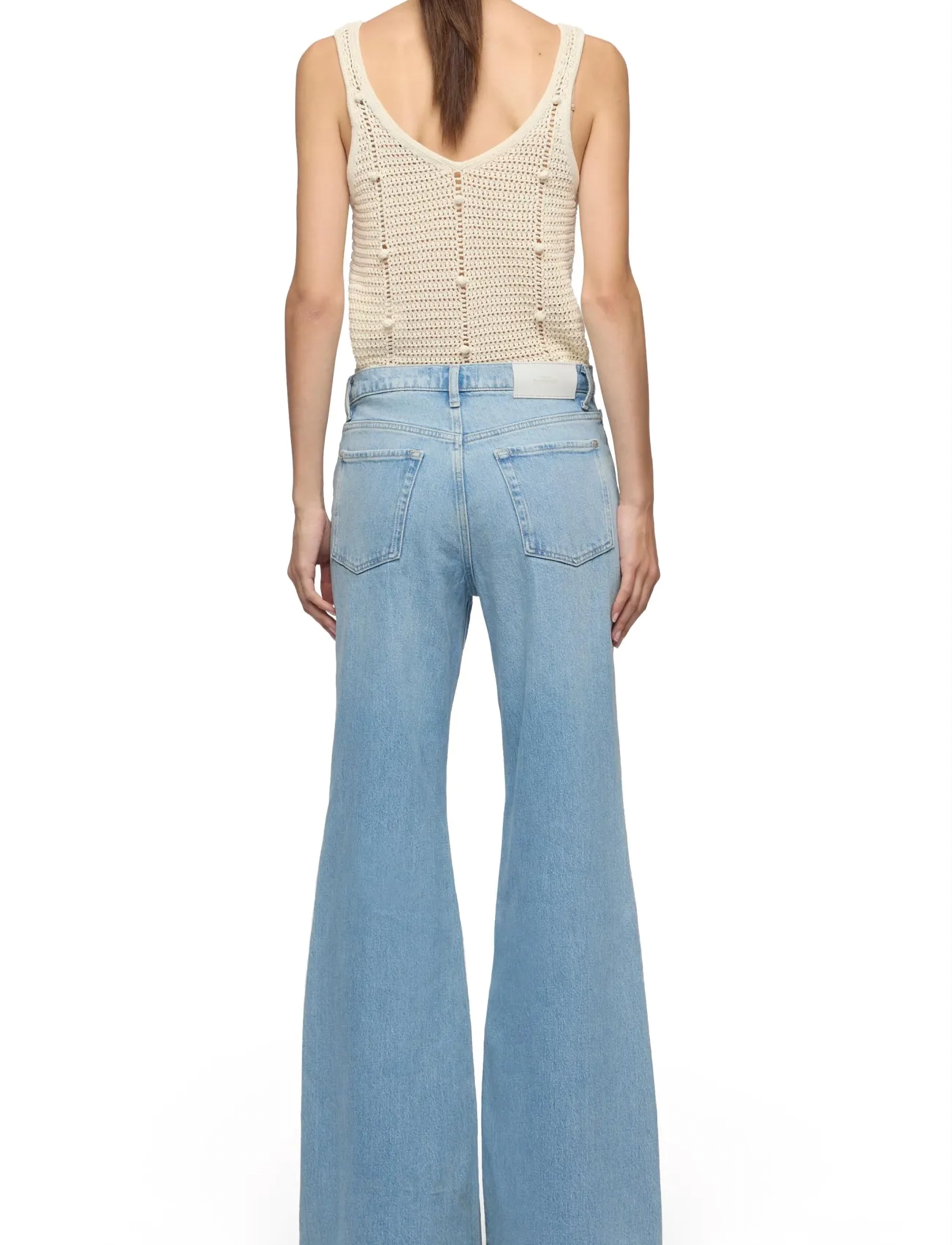 7 For All Mankind Retro Flare Seabreeze jeans dam – bild 2