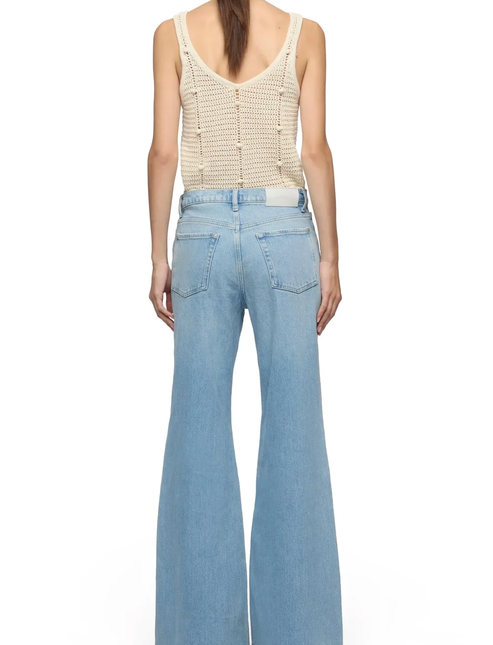 7 For All Mankind - RETRO FLARE Seabreeze - schlaghosen - seabreeze - 2