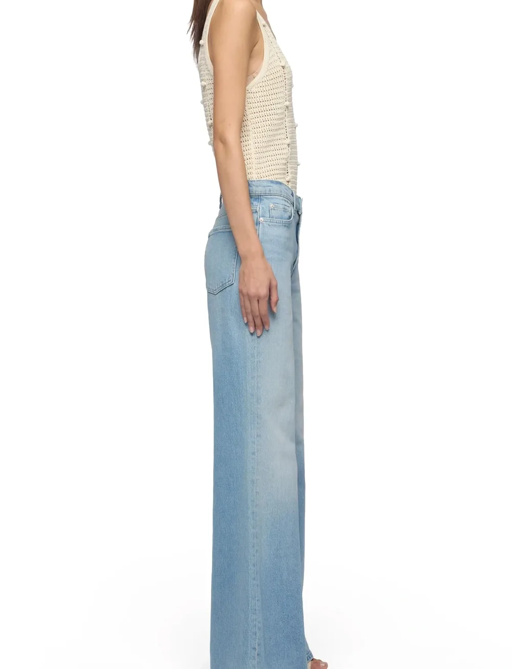 7 For All Mankind - RETRO FLARE Seabreeze - schlaghosen - seabreeze - 3