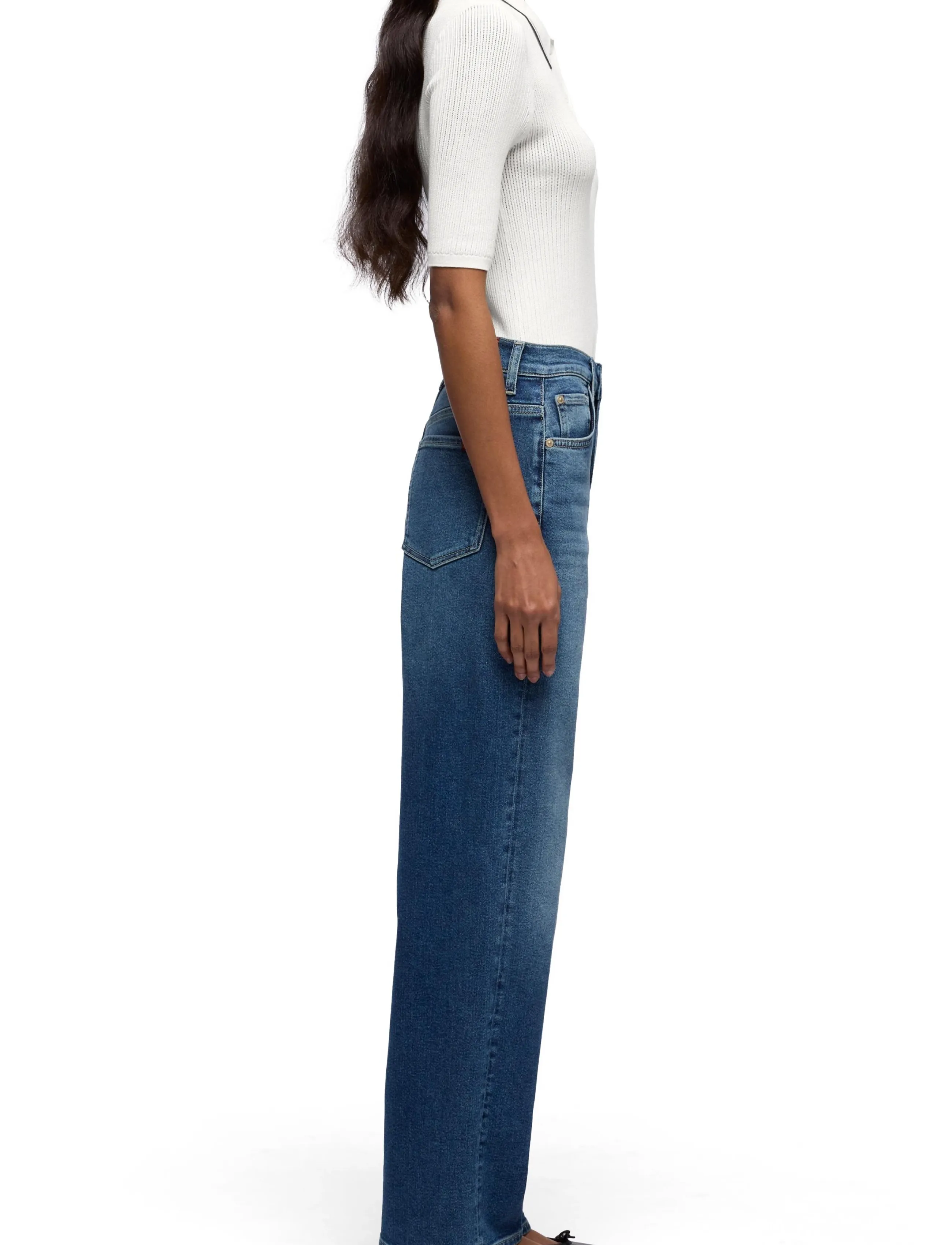 7 For All Mankind - STOVEPIPE STRAIGHT Tide Break - gerade jeans - tide - 4