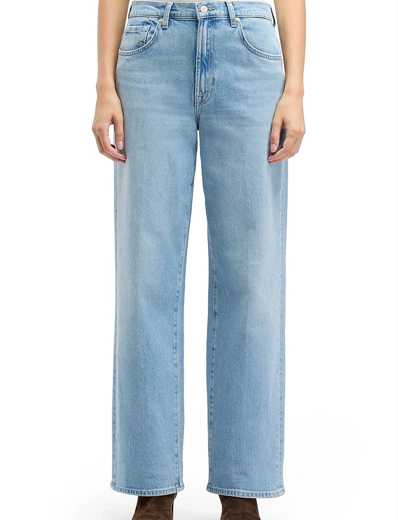 7 For All Mankind - STOVEPIPE STRAIGHT Seabreeze - straight jeans - seabreeze - 0