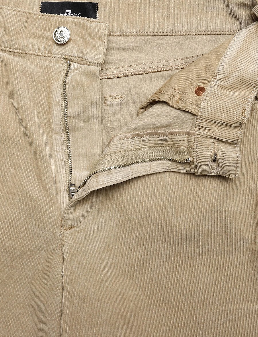 7 For All Mankind - STOVEPIPE STRAIGHT Corduroy Winter Beige - cordhosen - beige - 3