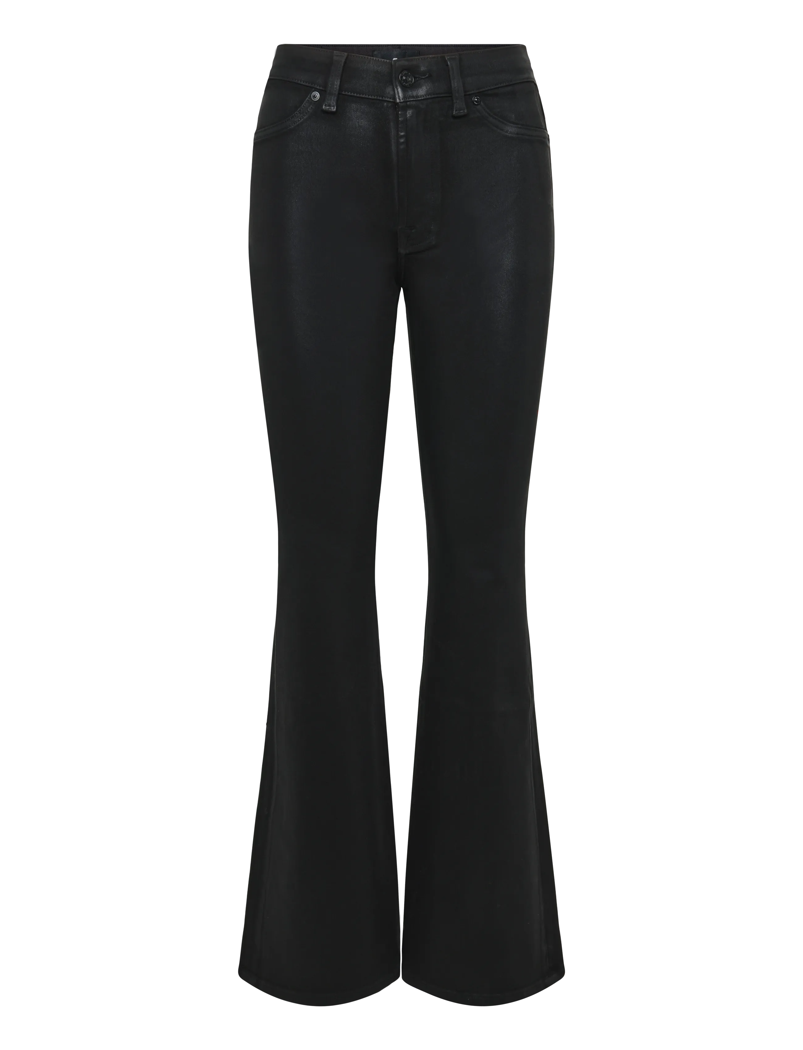 7 For All Mankind - THE LEGGY BOOTCUT Coated Black - bootcut jeans - coated - 1