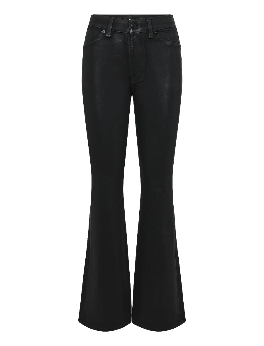 7 For All Mankind - THE LEGGY BOOTCUT Coated Black - bootcut jeans - coated - 1