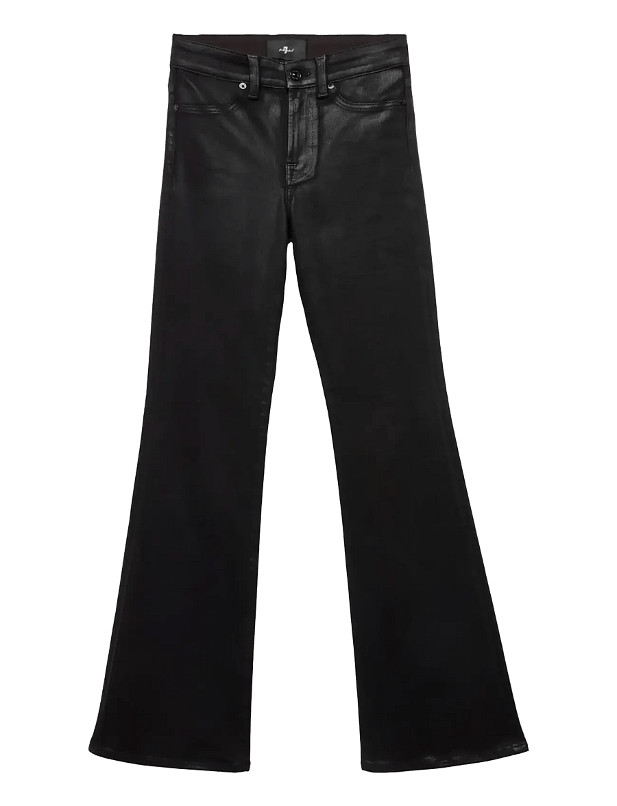7 For All Mankind - THE LEGGY BOOTCUT Coated Black - bootcut-jeans - coated - 1