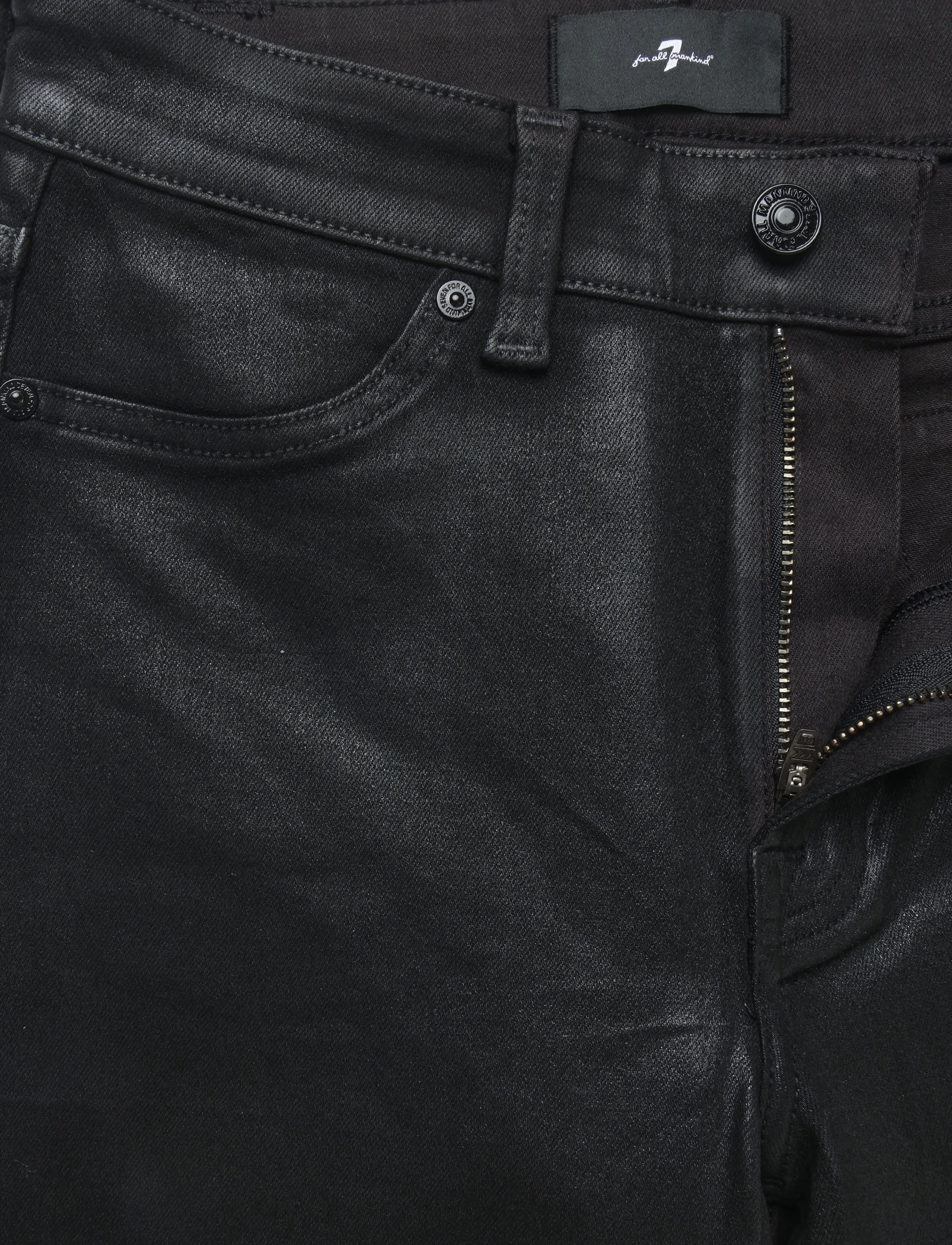 7 For All Mankind - THE LEGGY BOOTCUT Coated Black - bootcut jeans - coated - 5