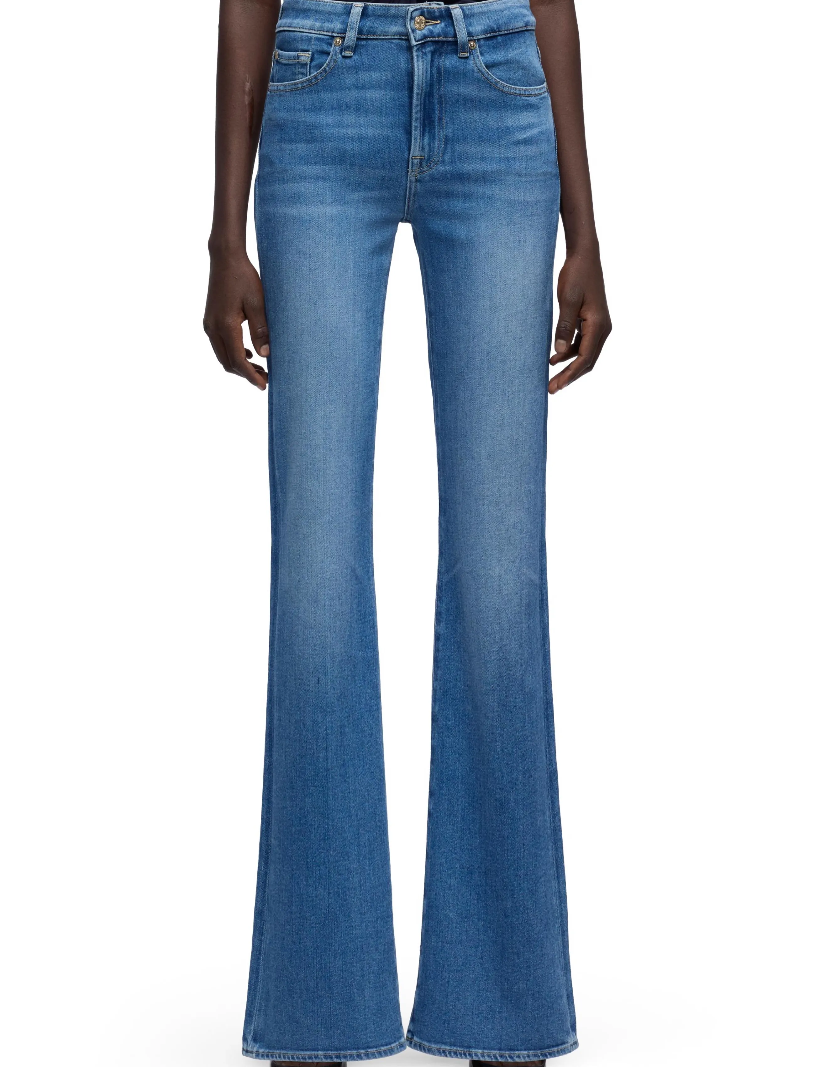 7 For All Mankind THE LEGGY BOOTCUT Coastline - Jeans - COASTLINE / blue
