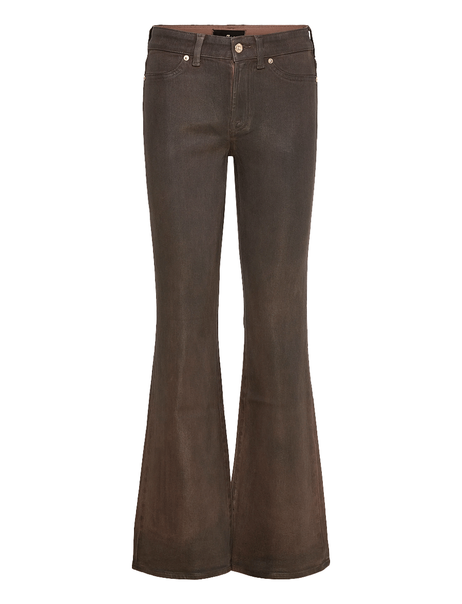 7 For All Mankind - THE LEGGY BOOTCUT Vintage Coating Brown - bootcut jeans - brown - 0