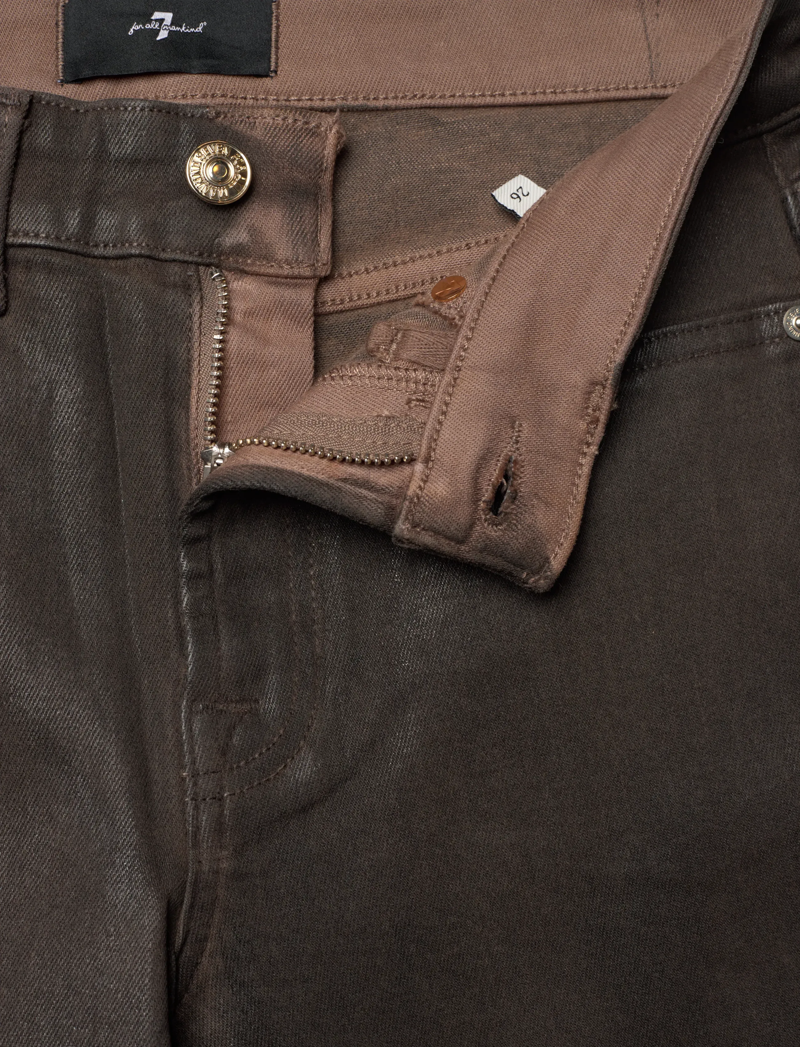 7 For All Mankind - THE LEGGY BOOTCUT Vintage Coating Brown - bootcut jeans - brown - 2