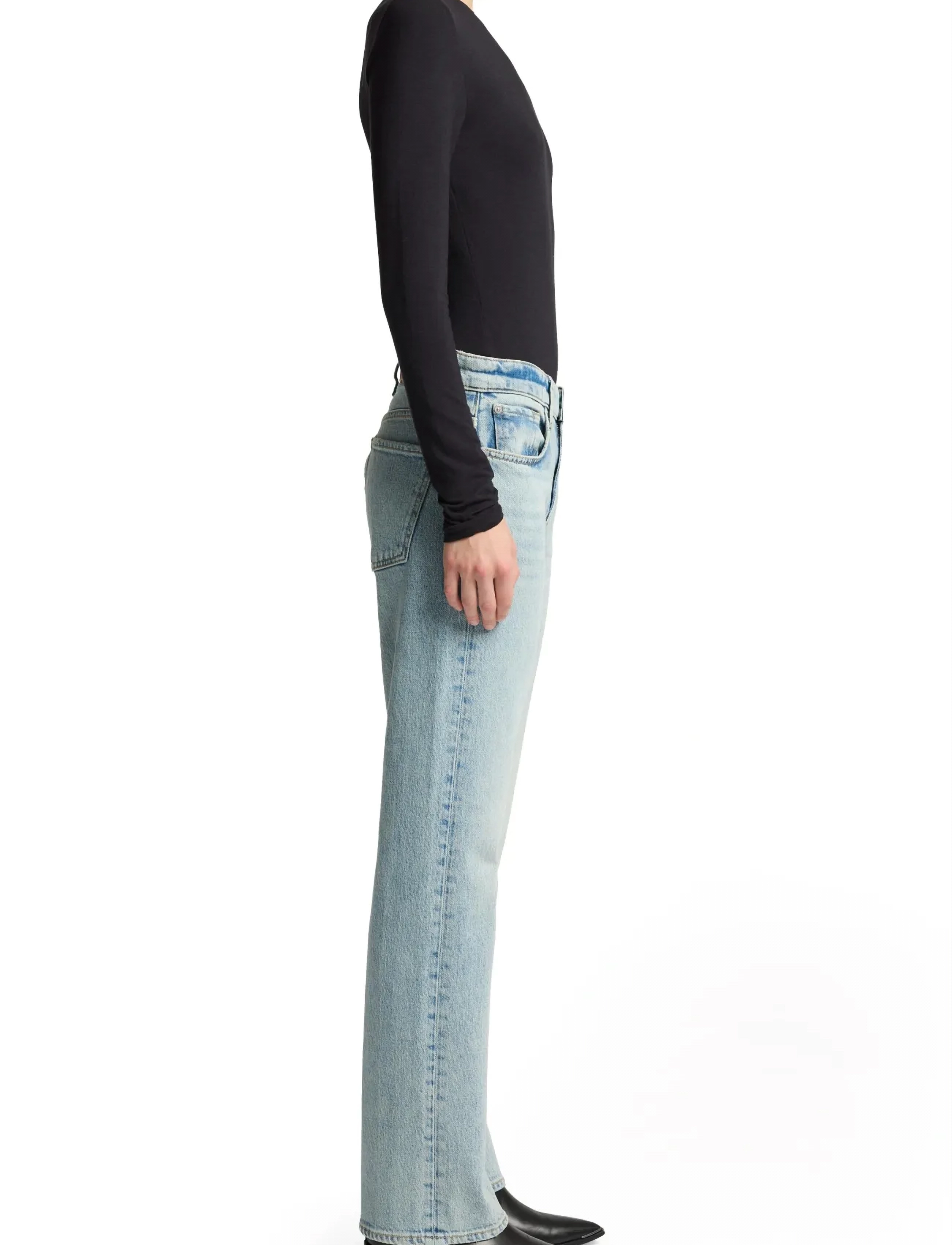 7 For All Mankind Calie Straight Ode To raka jeans dam – bild 3