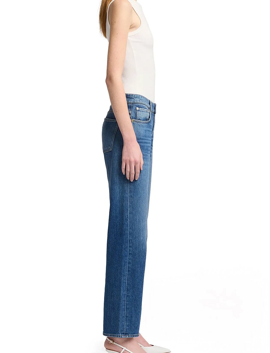 7 For All Mankind - CALIE STRAIGHT Explorer - tiesaus kirpimo džinsai - explorer - 3