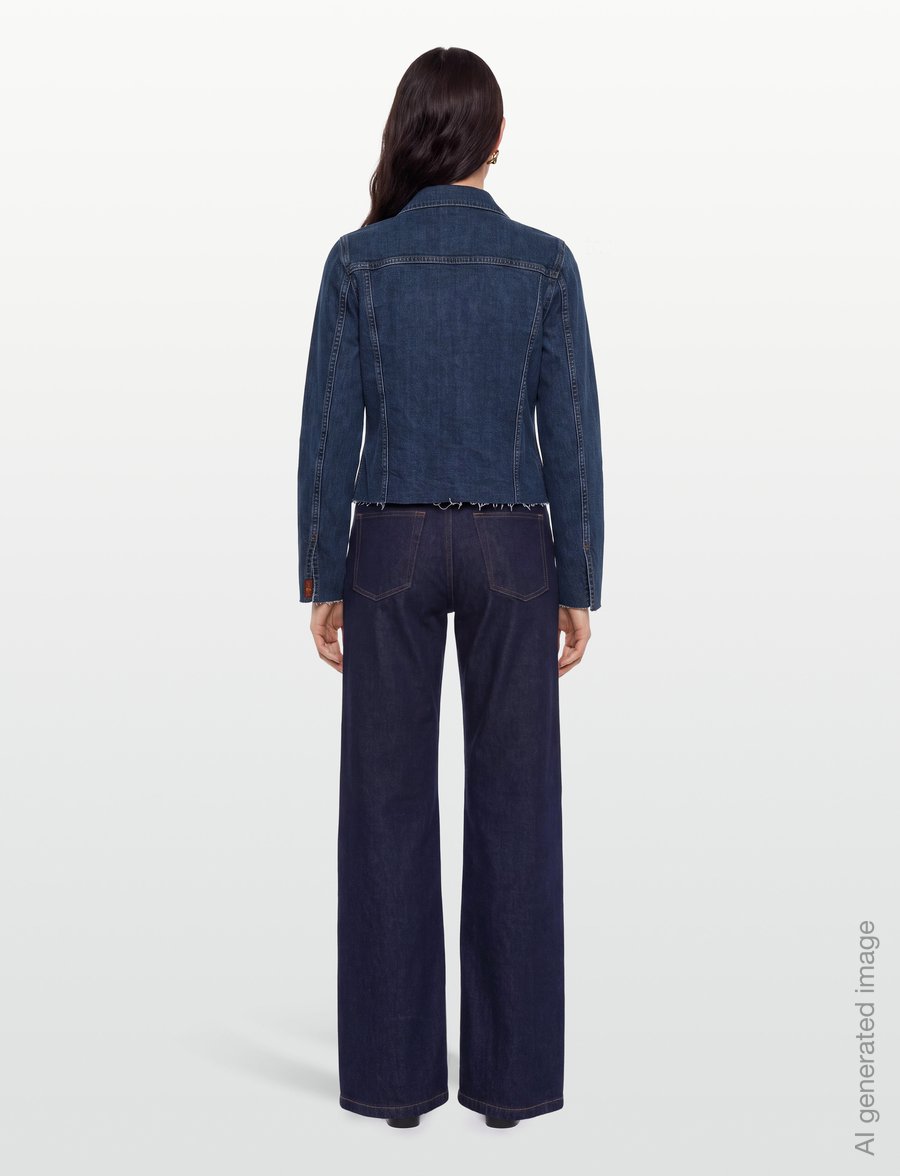 7 For All Mankind - VICKY JACKET Indiglow - teksatagid - indigl - 4