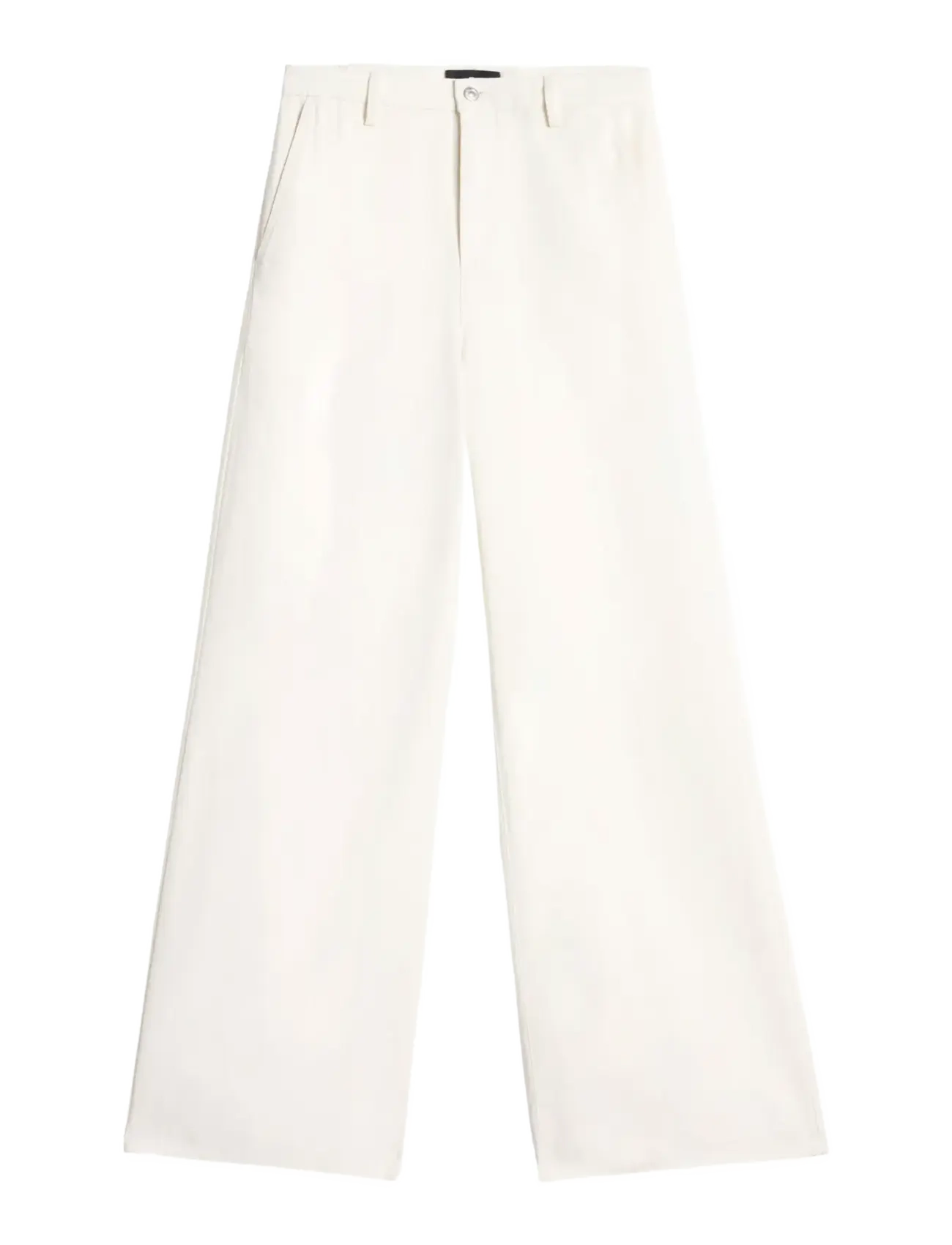 7 FOR ALL MANKIND Wide Hose Linen Ostuni Cream - 28x33 - Damen
