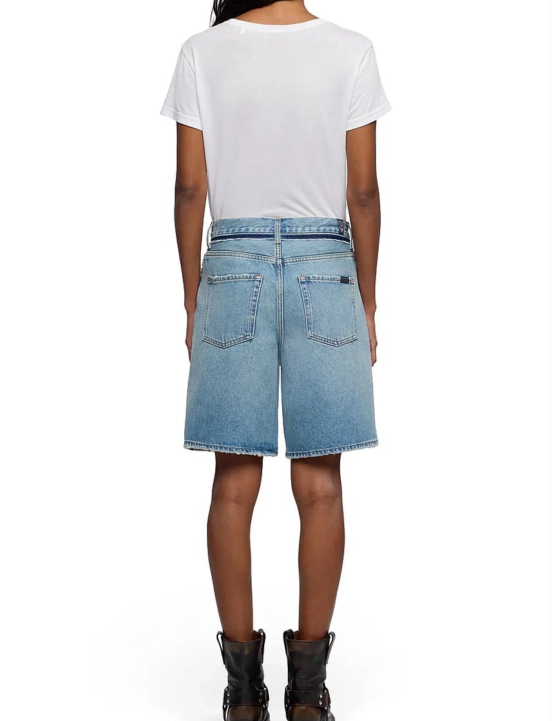 7 For All Mankind - LOLA SHORTS Sapphire Dust - jeansshorts - dust - 2