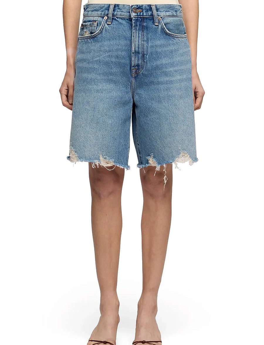 7 For All Mankind - LOLA SHORTS Wave - jeansshorts - wave - 0