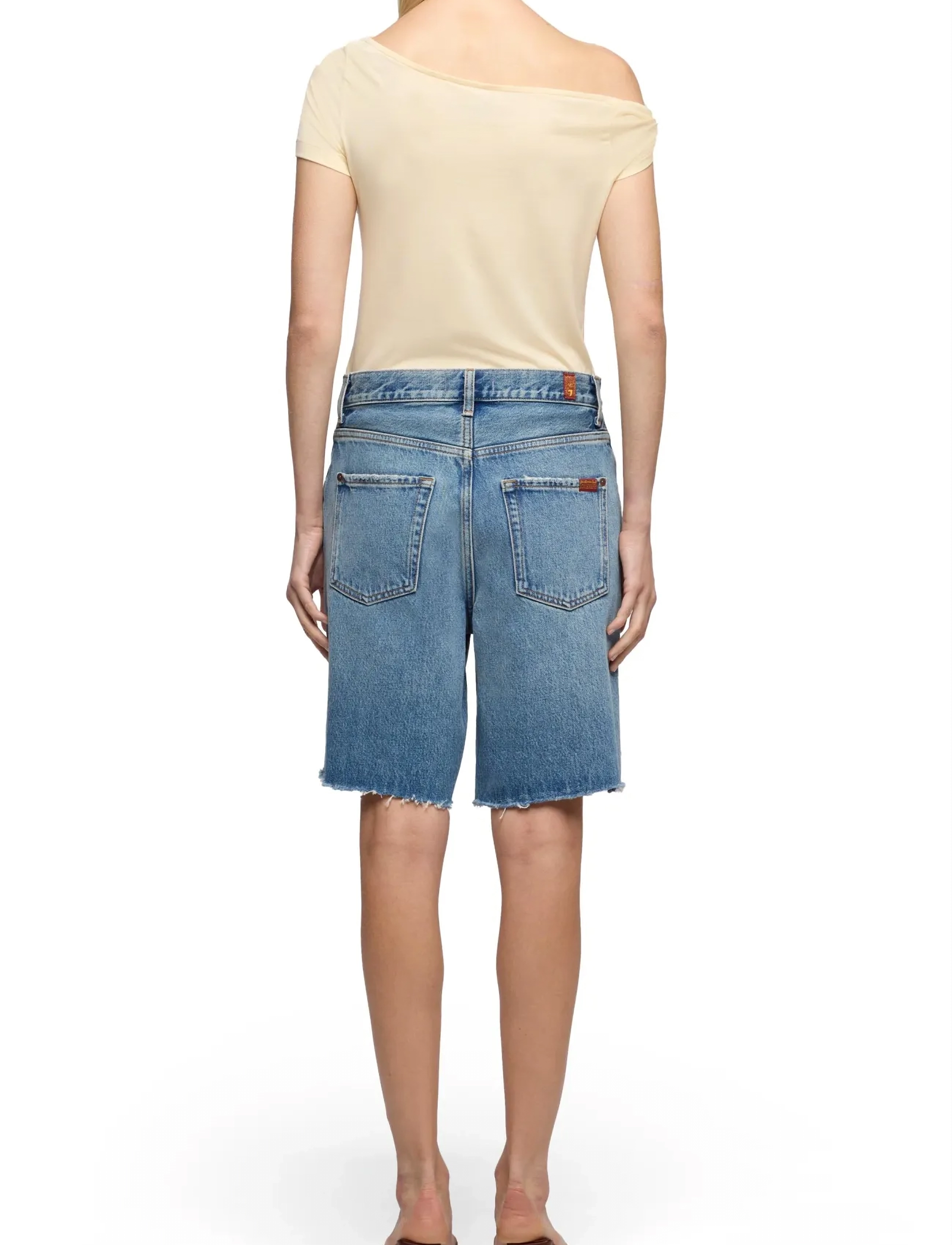 7 For All Mankind - LOLA SHORTS Wave - lühikesed teksapüksid - wave - 2