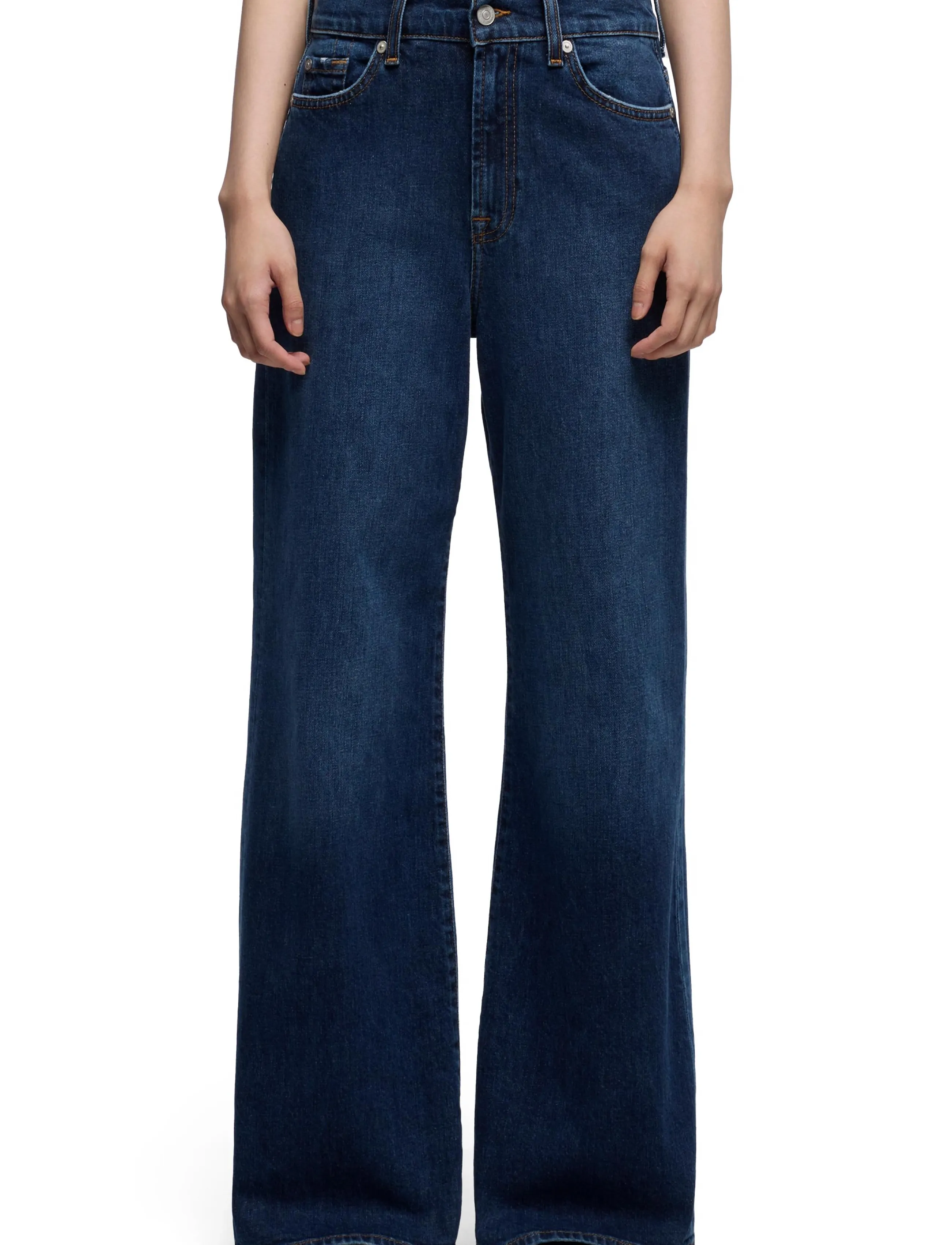 7 For All Mankind Lotta Tailorless Indiglow, 30 x 32, Jeans, Blau - Boot Cut, Frauen