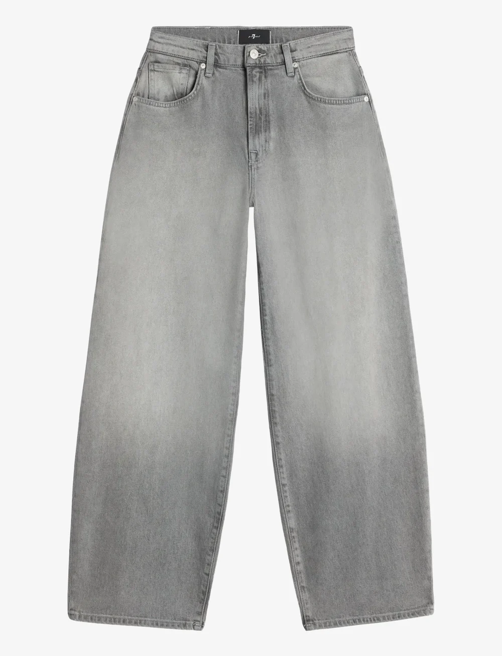 7 For All Mankind - BONNIE CURVILINEAR Steel - barrel jeans - steel - 1