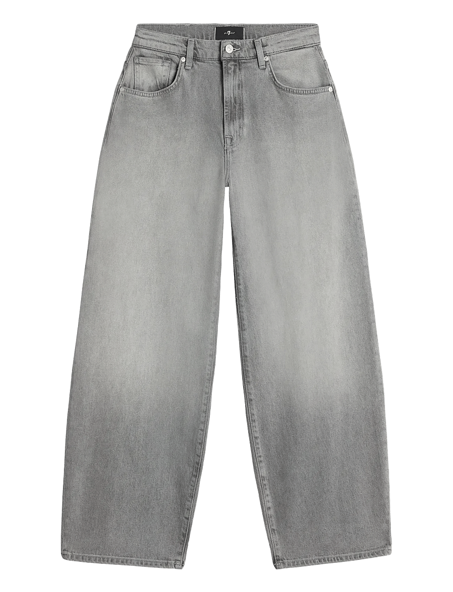 7 For All Mankind - BONNIE CURVILINEAR Steel - barrel jeans - steel - 1