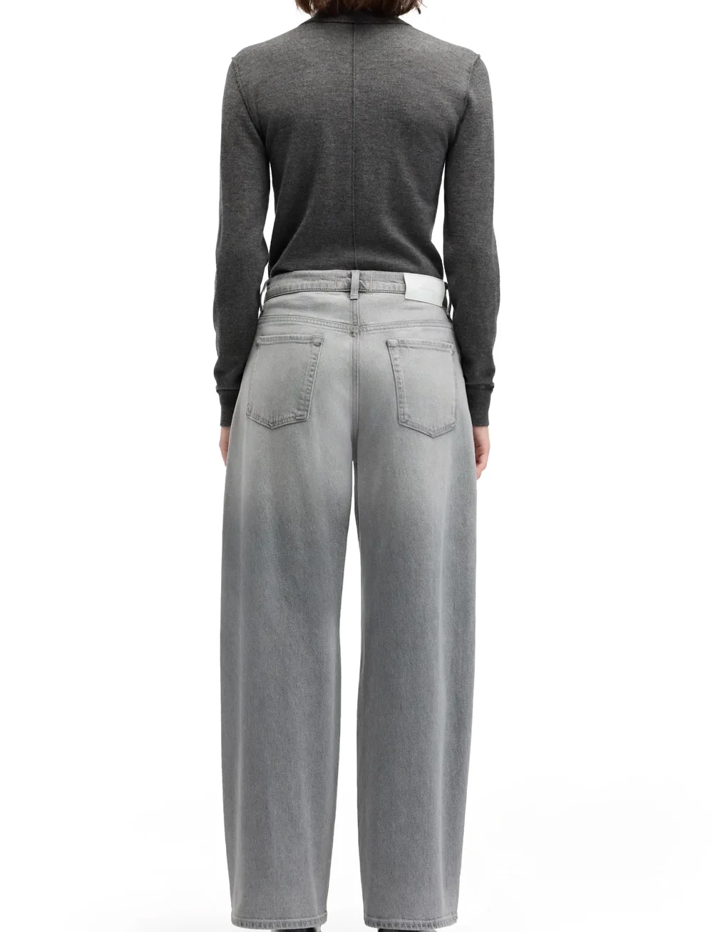 7 For All Mankind - BONNIE CURVILINEAR Steel - barrel jeans - steel - 2