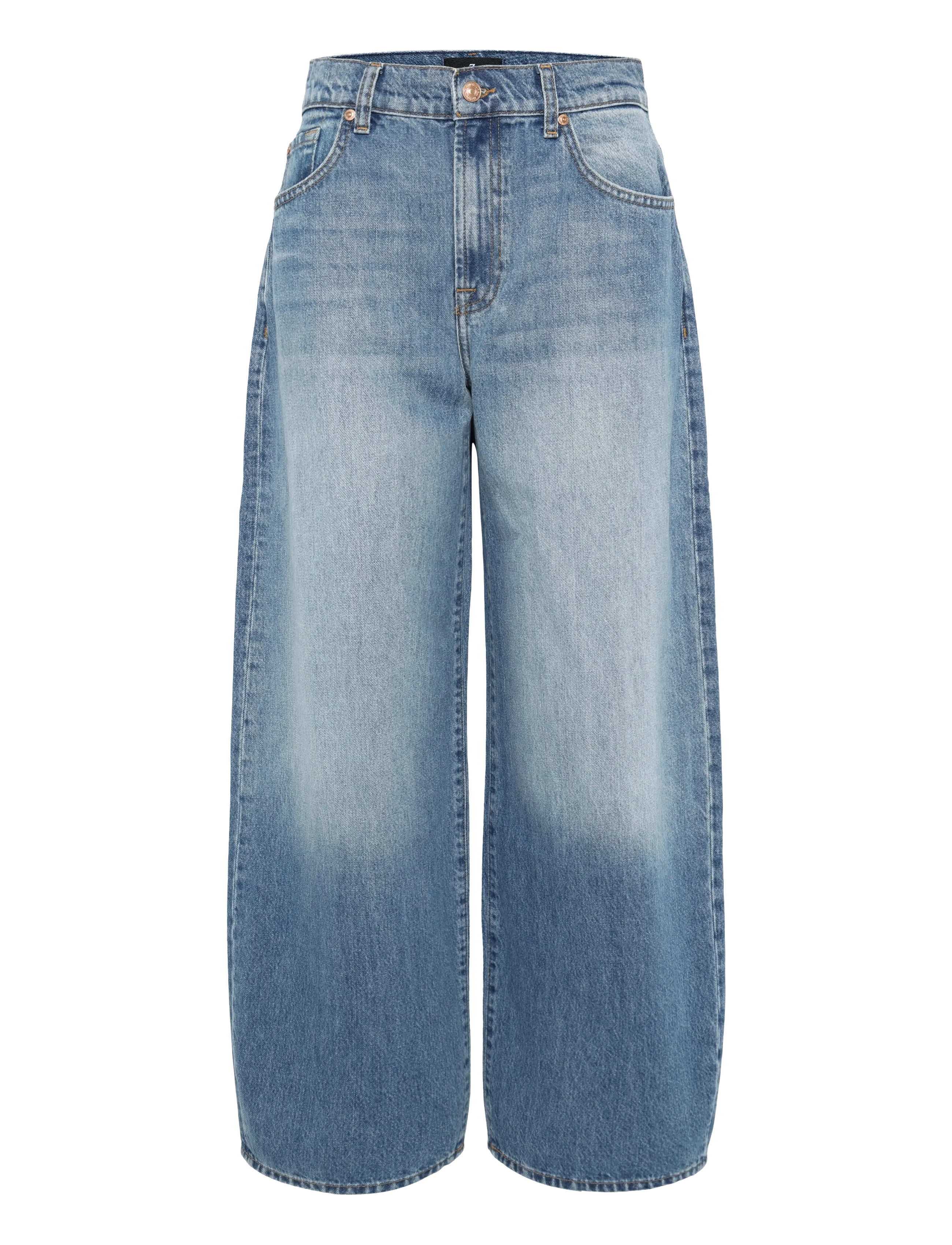 7 For All Mankind - BONNIE CURVILINEAR Skyfrost - laia säärega teksad - skyfrost - 1
