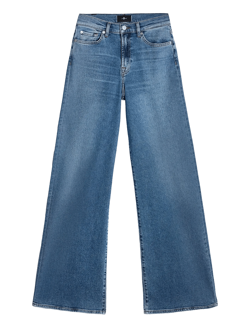 7 For All Mankind - LOTTA Oceanstone - džinsi ar platām starām - oceanstone - 1