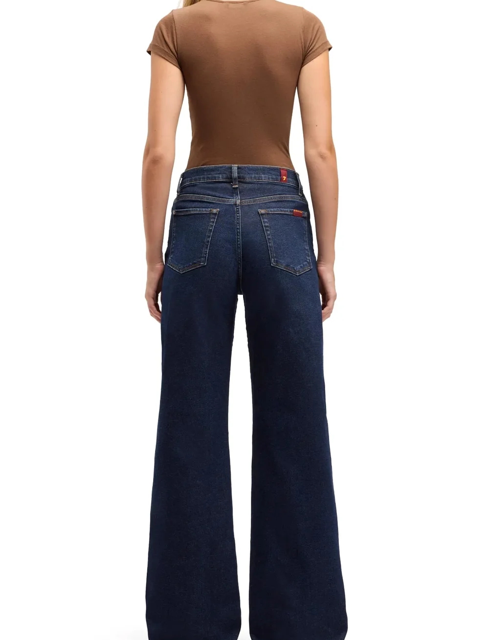 7 For All Mankind - LOTTA Bluecrest - hosen mit weitem bein - bluecrest - 2