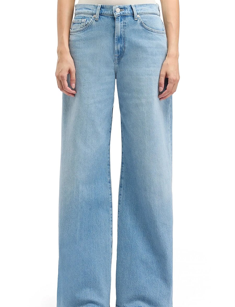 7 For All Mankind - LOTTA Seabreeze - brede jeans - seabreeze - 0