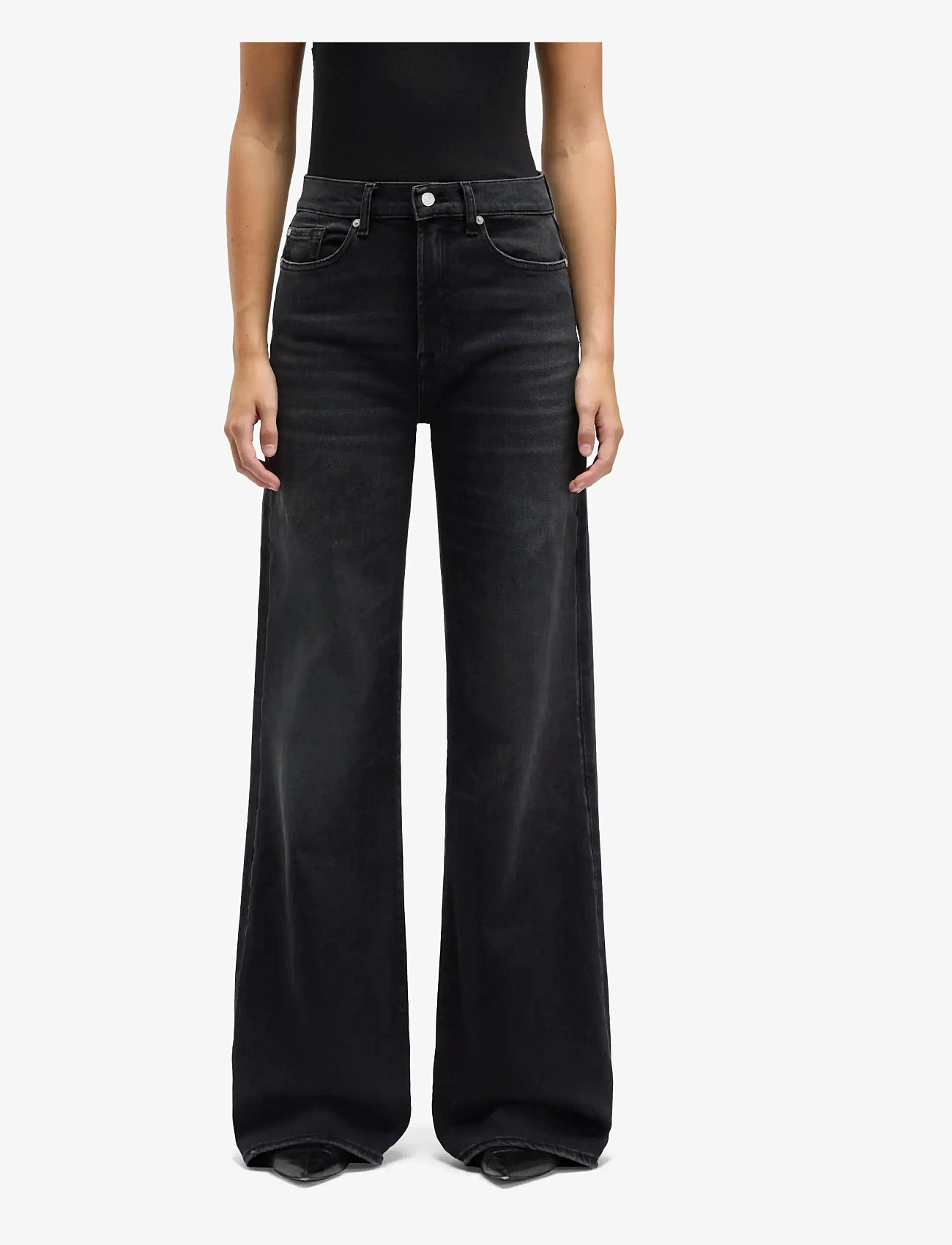 7 For All Mankind - LOTTA Bottomline - wide leg jeans - bottomline - 2