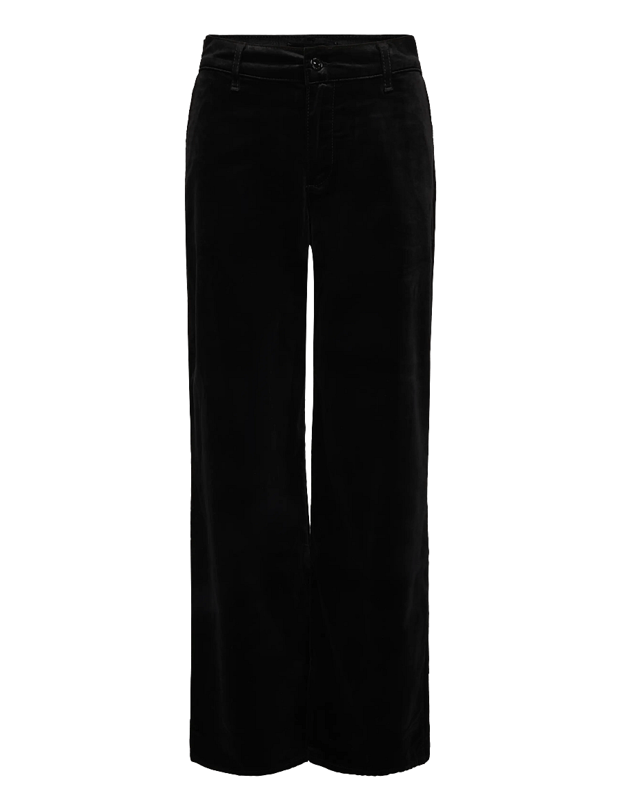 7 For All Mankind - LOTTA Velvet Black With Chino Pocket - chinos - velvet - 0