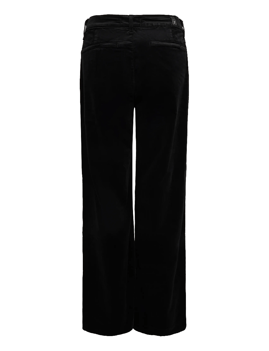 7 For All Mankind - LOTTA Velvet Black With Chino Pocket - chinos - velvet - 1