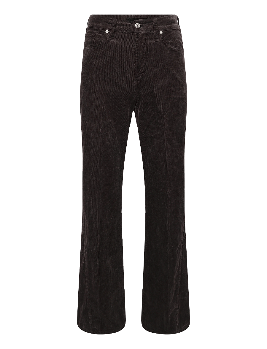 7 For All Mankind - LOTTA Corduroy Coffee Bean With Side Panel - cordhosen - coffee bean - 0