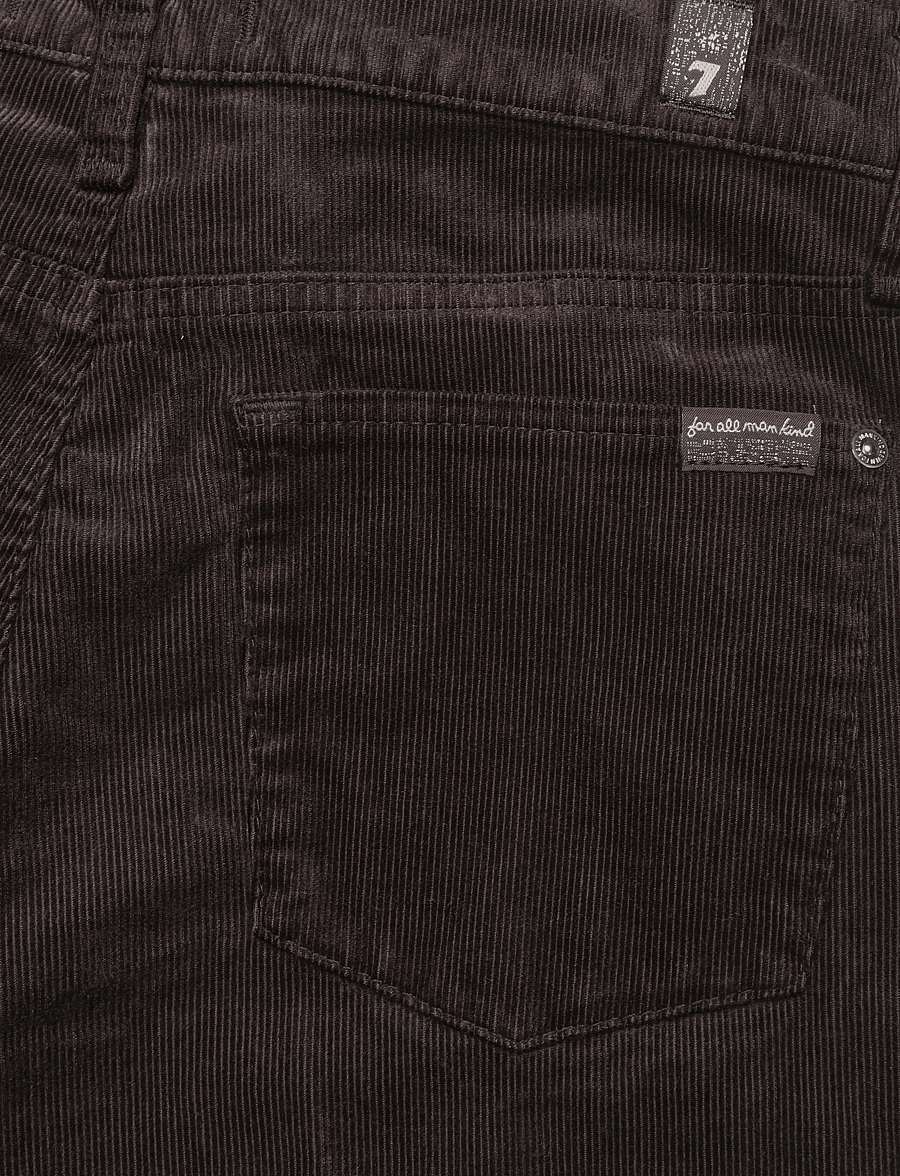 7 For All Mankind - LOTTA Corduroy Coffee Bean With Side Panel - cordhosen - coffee bean - 4
