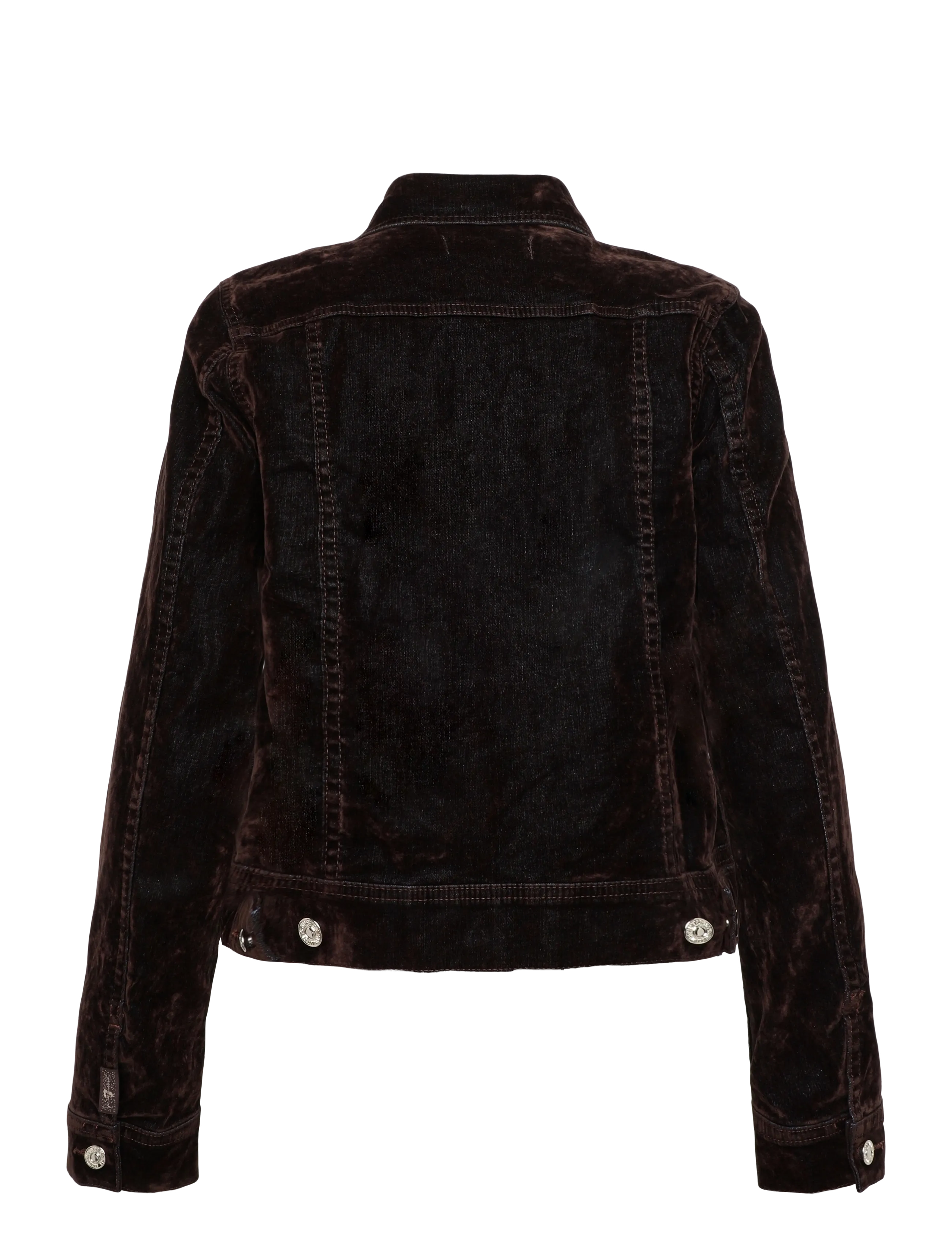 7 For All Mankind - ADI TRUCKER Flock Brown - denimjakker - flock brown - 1