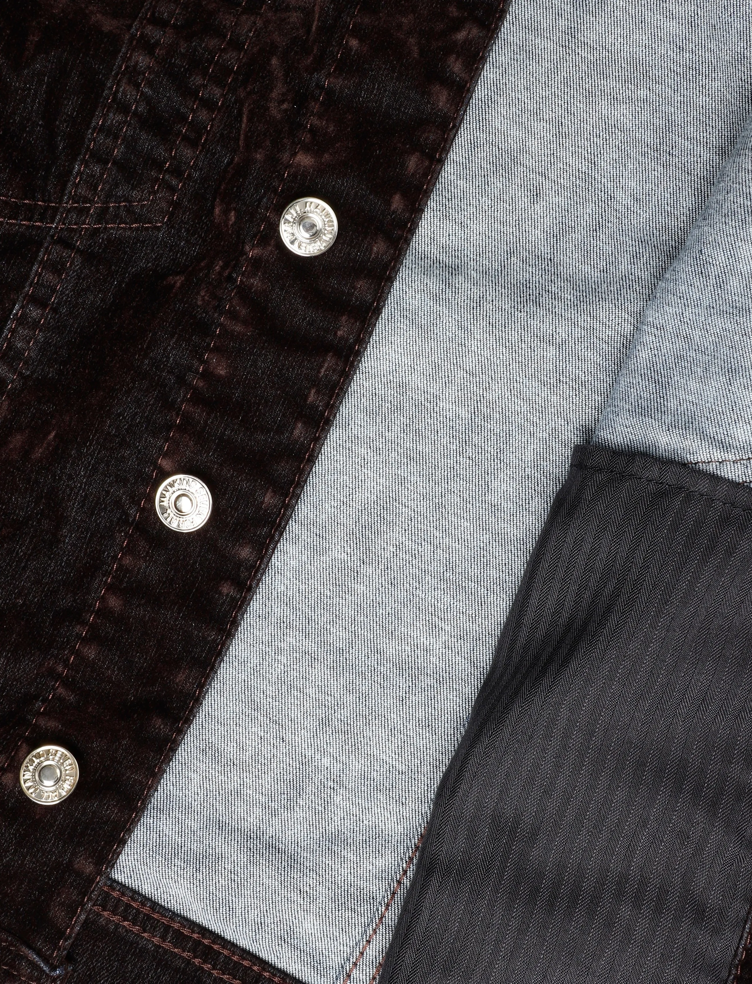 7 For All Mankind - ADI TRUCKER Flock Brown - denimjakker - flock brown - 4