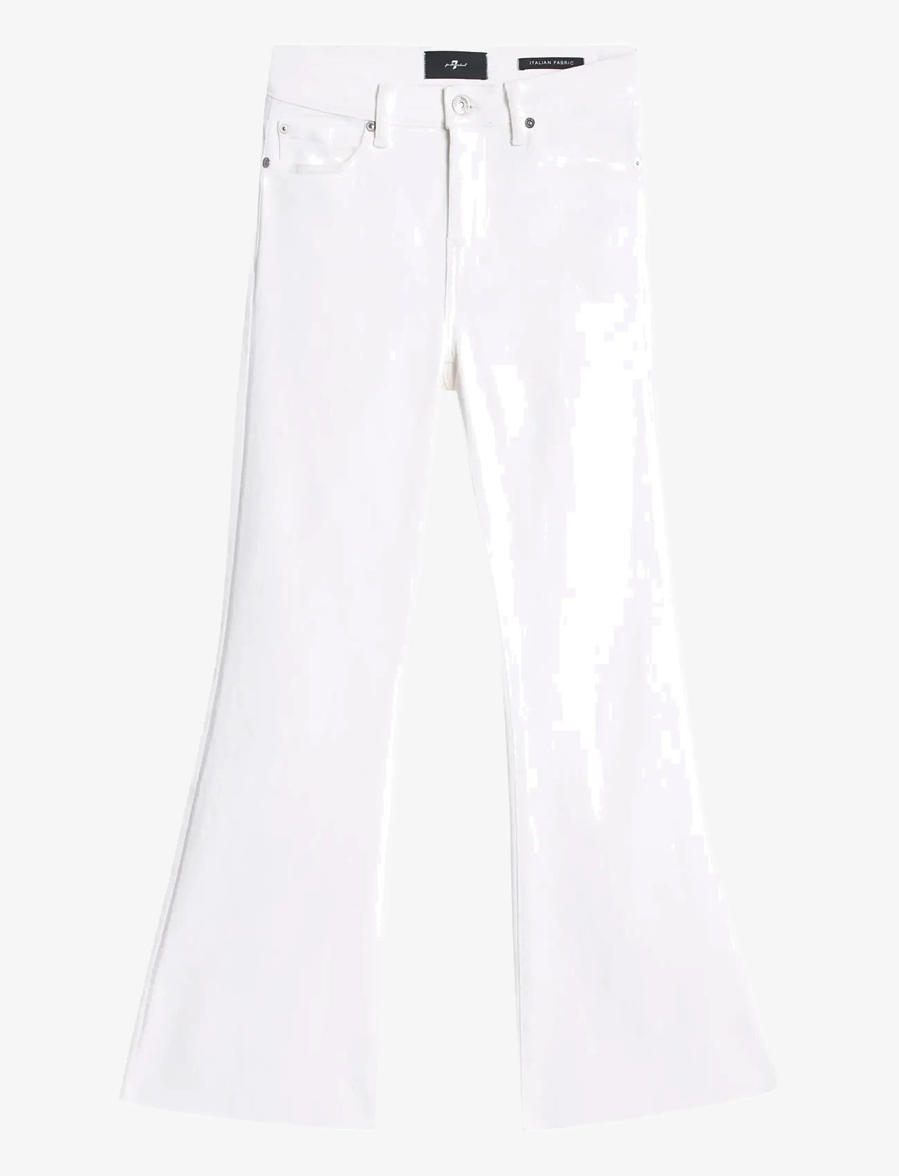 7 For All Mankind - CROPPED DOJO Soleil With Raw Cut - nuo kelių platėjantys džinsai - soleil - 1