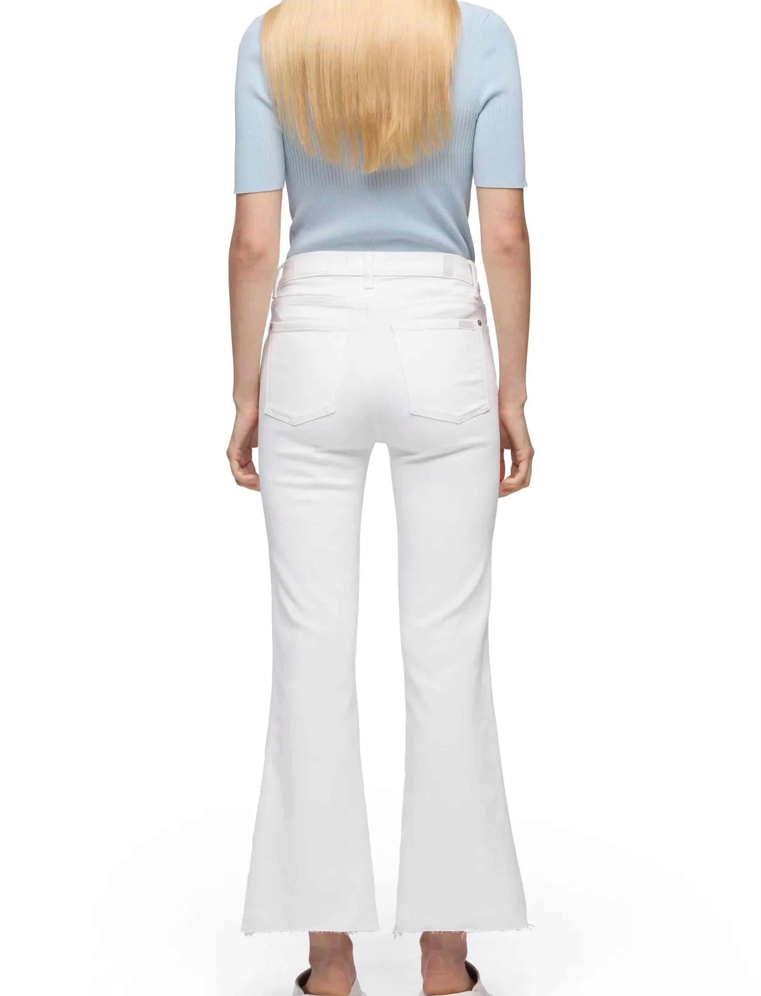 7 For All Mankind - CROPPED DOJO Soleil With Raw Cut - flared jeans - soleil - 2