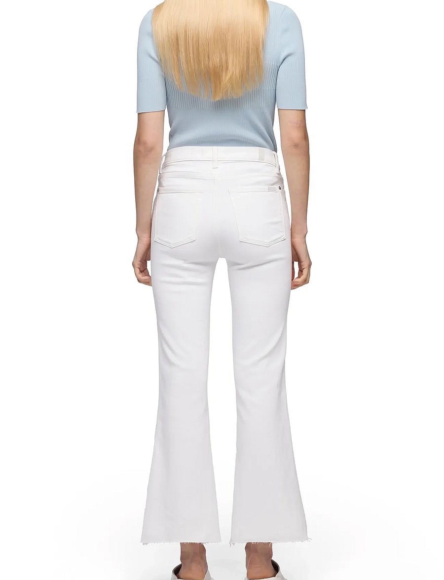 7 For All Mankind - CROPPED DOJO Soleil With Raw Cut - platėjantys džinsai - soleil - 2