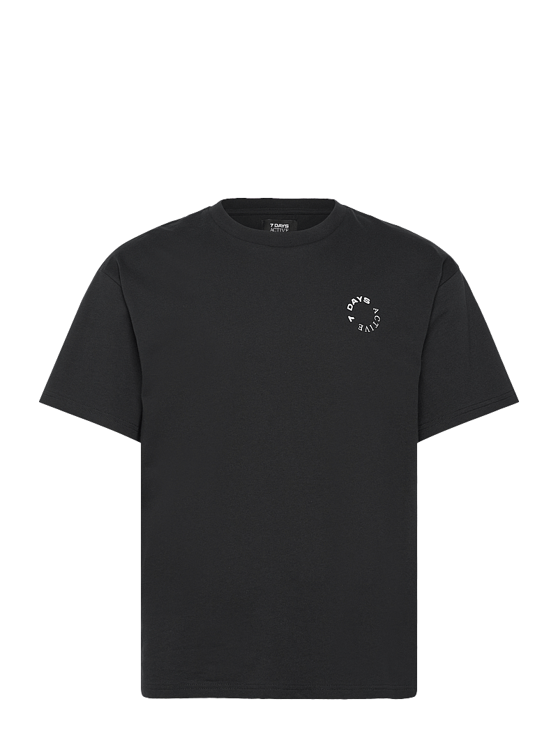 7 DAYS Active - Organic Regular Tee - t-shirts - 001 black - 1